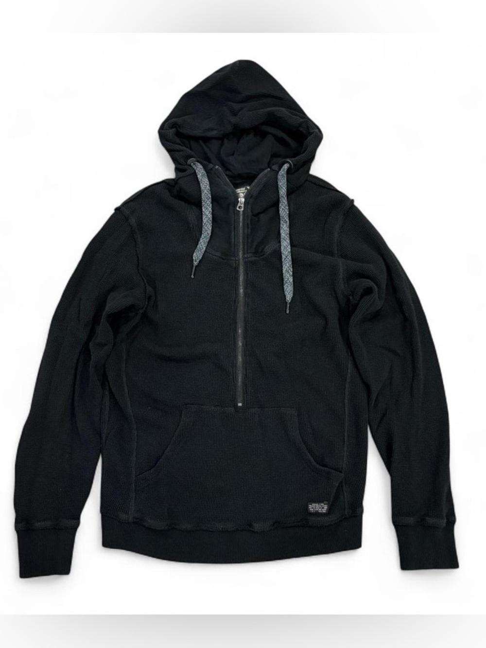 Vintage Diesel Thermal Waffle 3/4 Zip Hoodie